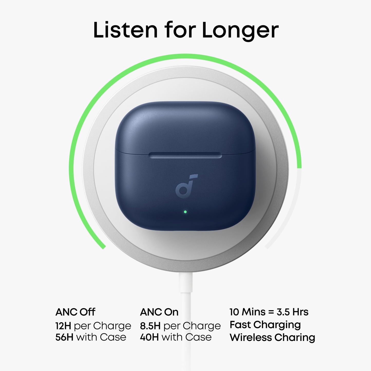 Soundcore P42i｜Adaptive ANC & Hi-Res Audio Earbuds