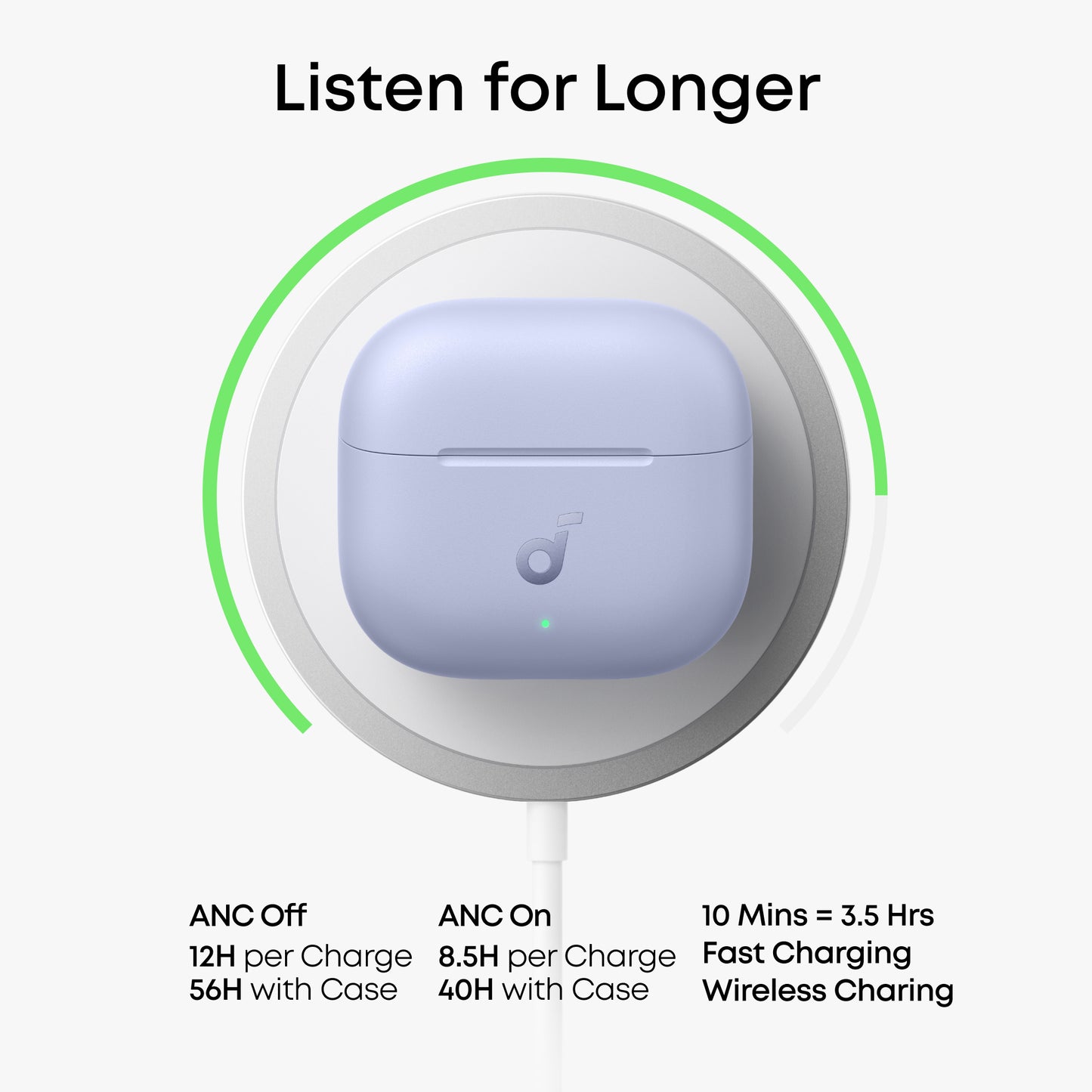 Soundcore P42i｜Adaptive ANC & Hi-Res Audio Earbuds
