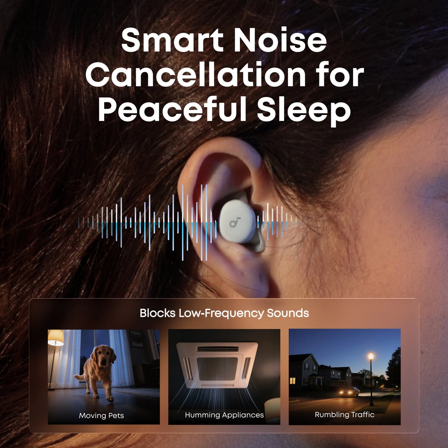 soundcore Sleep A30 | Ultra-Comfortable Sleep Earbuds with ANC