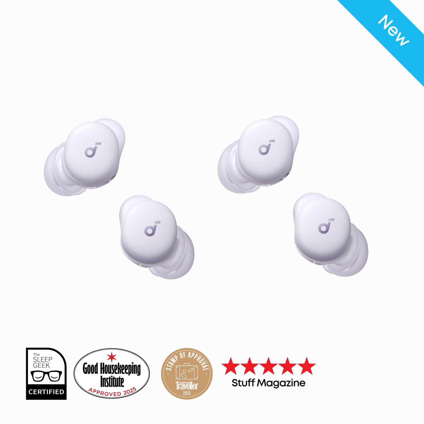 soundcore Sleep A30 | Ultra-Comfortable Sleep Earbuds with ANC