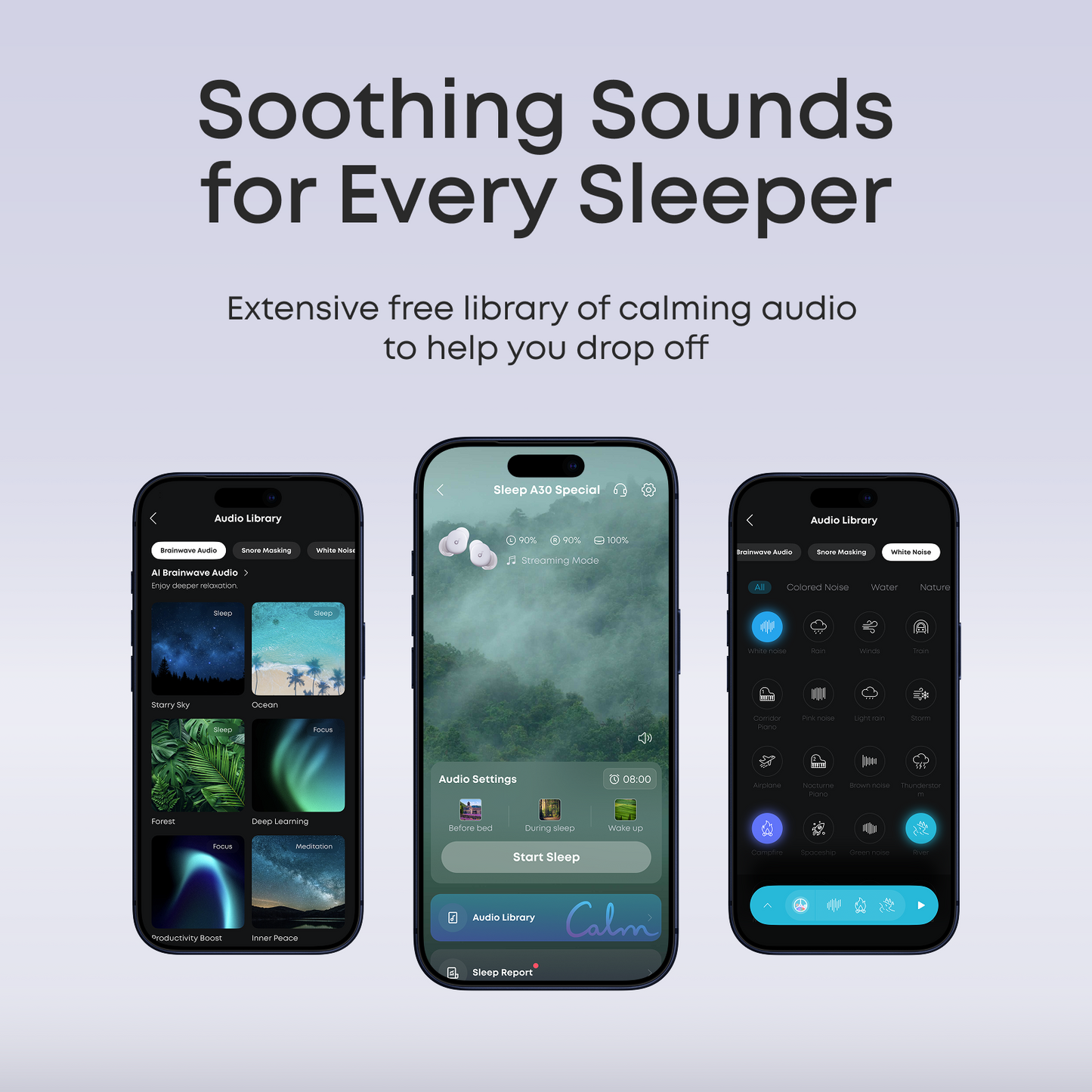 soundcore Sleep A30 | Ultra-Comfortable Sleep Earbuds with ANC