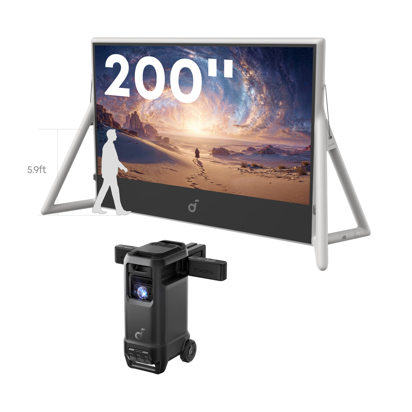 soundcore Nebula 200-Inch Inflatable Projector Screen
