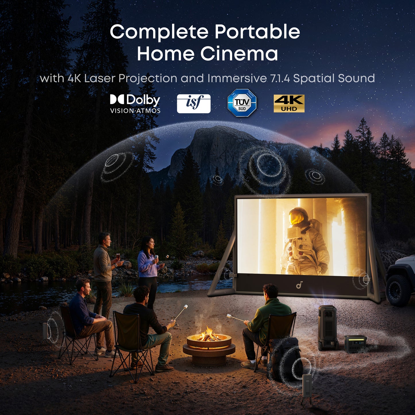 soundcore Nebula X1 Pro 4K Projector | Complete Portable Home Cinema