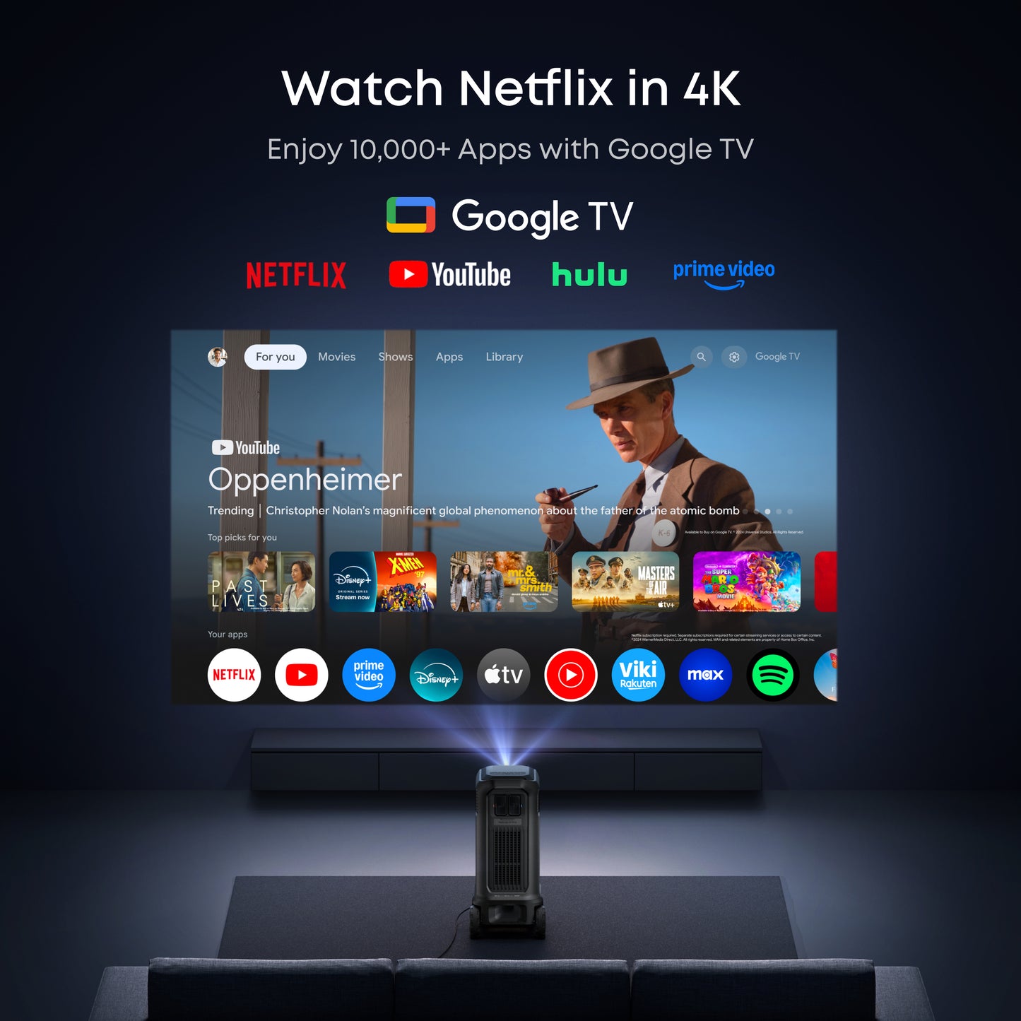 soundcore Nebula X1 Pro 4K Projector | Complete Portable Home Cinema