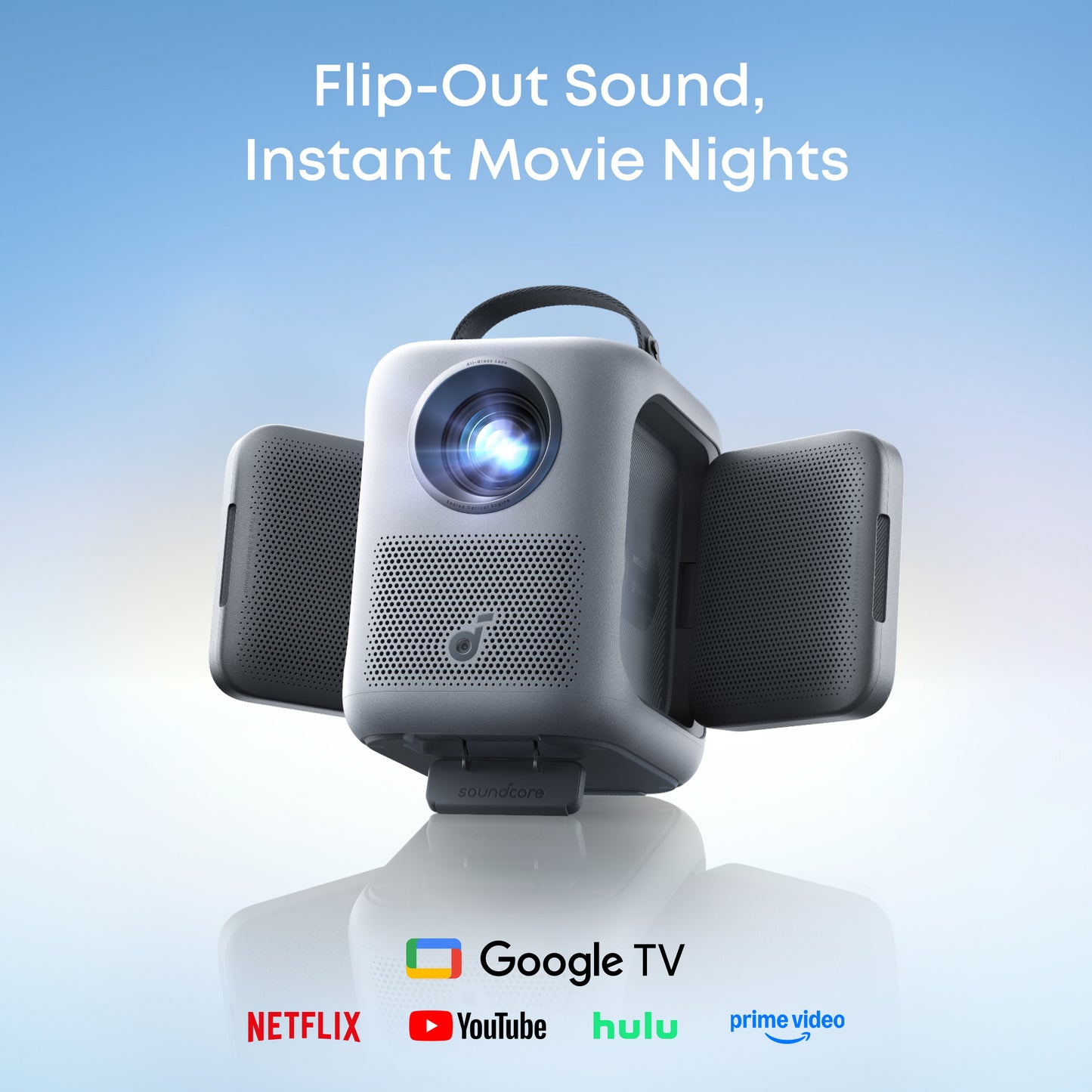 soundcore Nebula P1i | Smart Portable Projector with Flippable Speakers