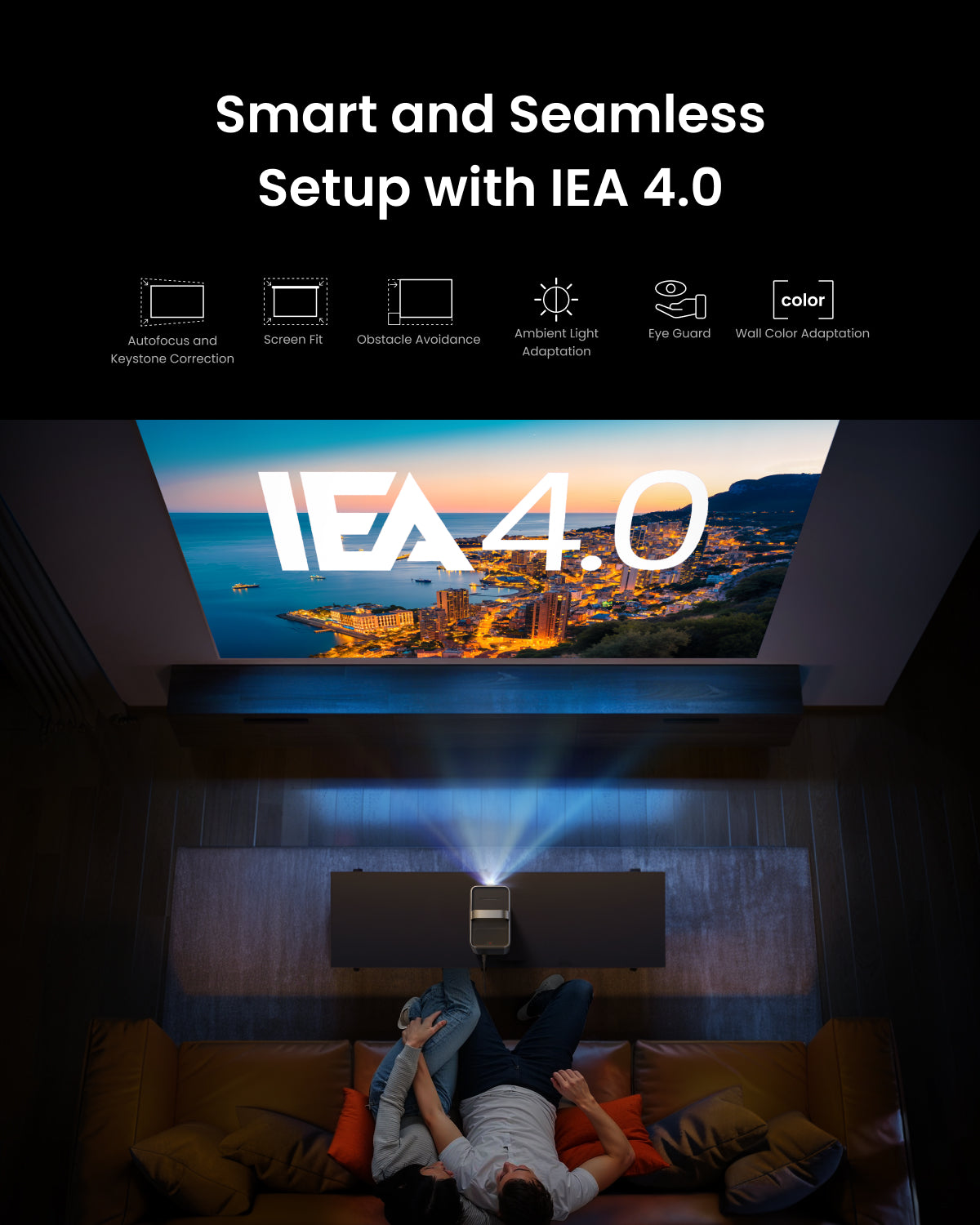 soundcore Nebula Cosmos 4K SE | Portable Smart Projector with Google TV, 4K Dolby Vision