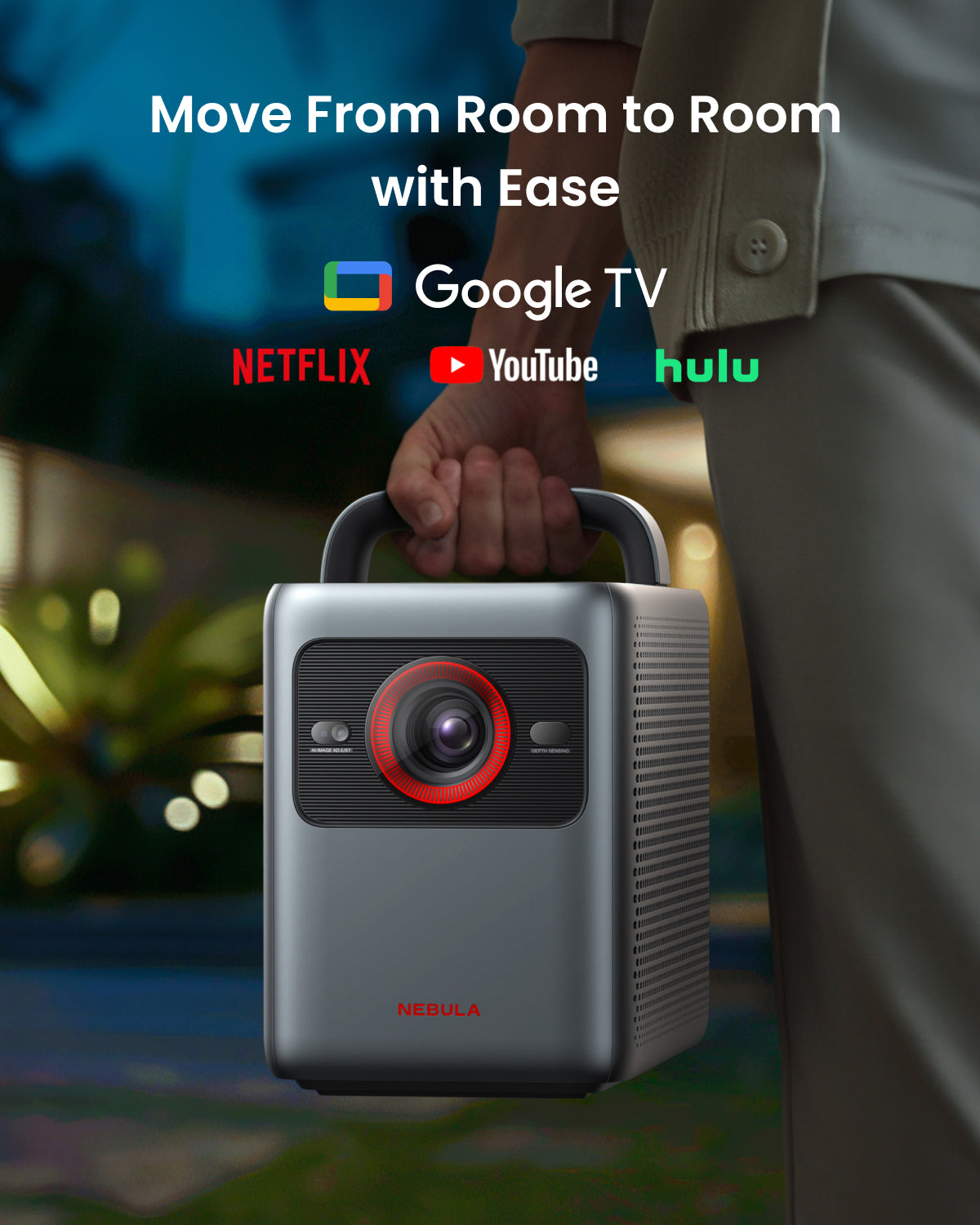soundcore Nebula Cosmos 4K SE | Portable Smart Projector with Google TV, 4K Dolby Vision