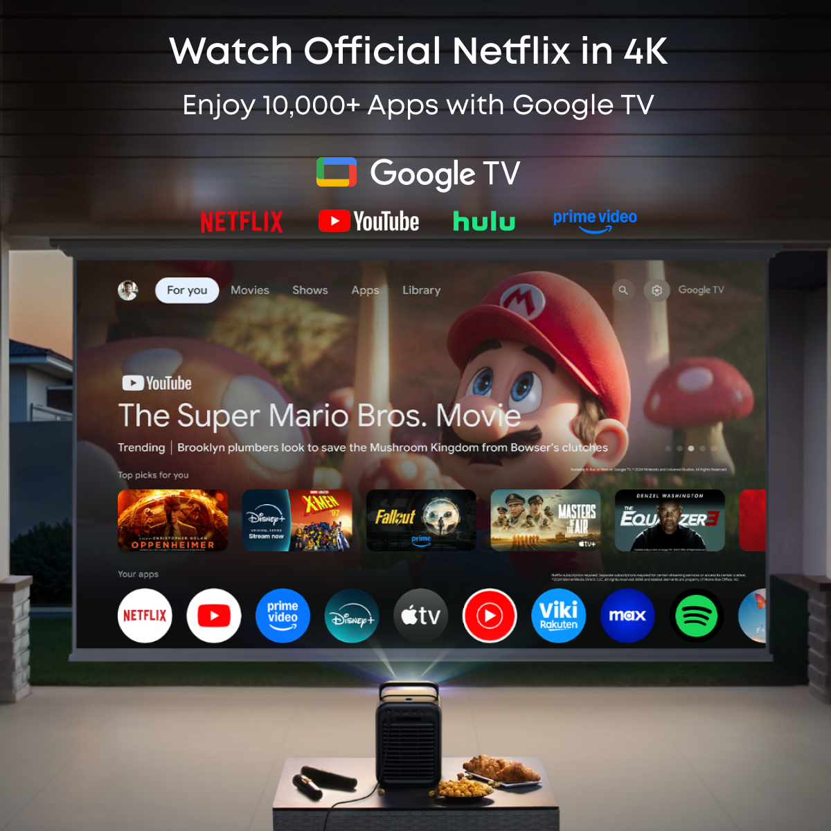 soundcore NEBULA X1 | The Ultimate 4K Triple Laser Projector