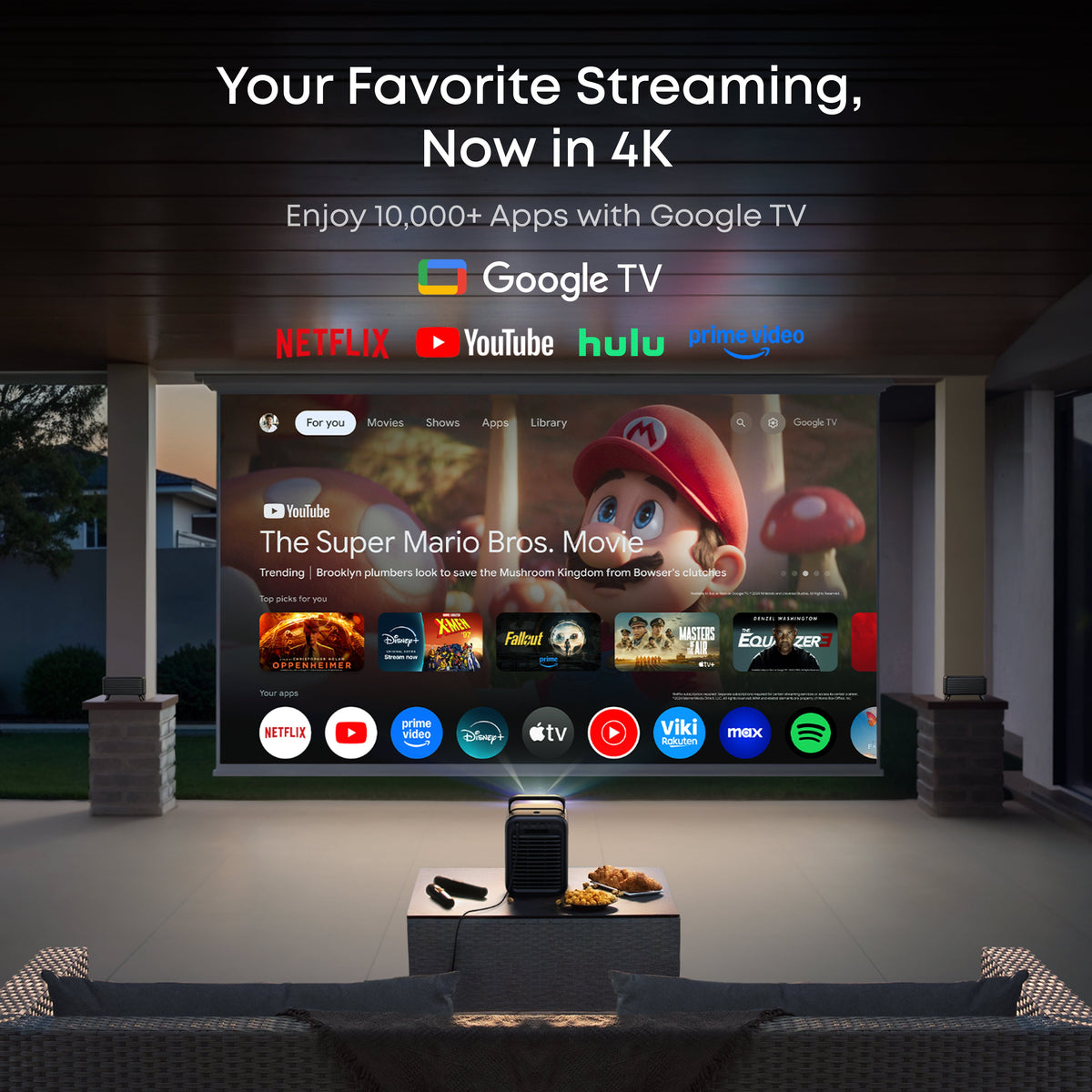 X1S 4K Projector | Complete Home Cinema System