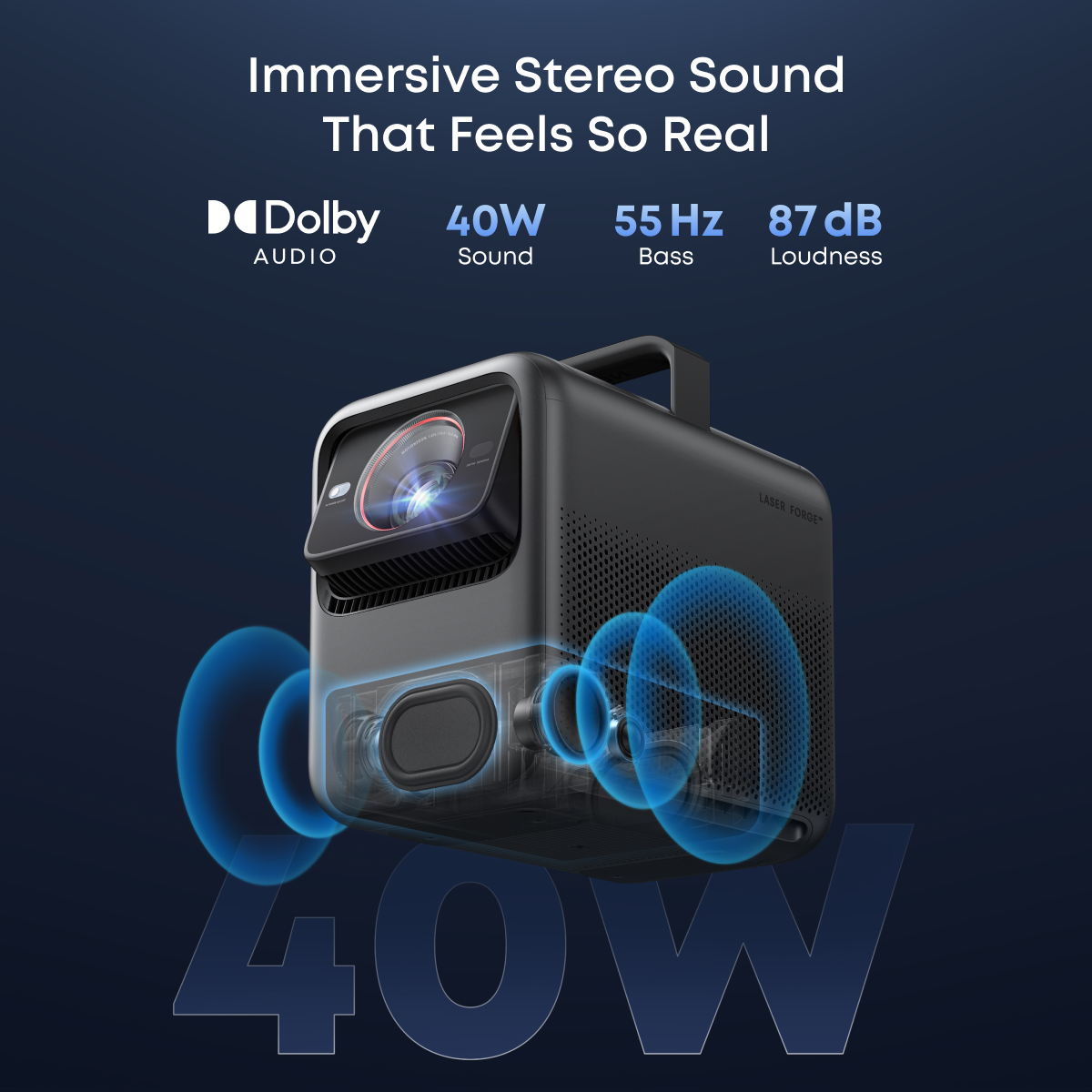 soundcore NEBULA X1 | The Ultimate 4K Triple Laser Projector