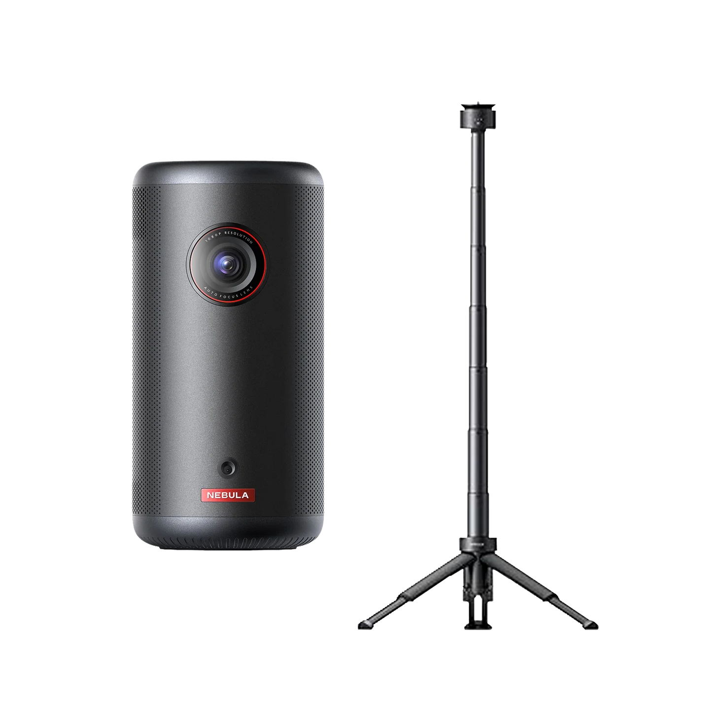 soundcore Nebula Capsule 3 | 1080p Google TV Mini Projector, Built-In Battery
