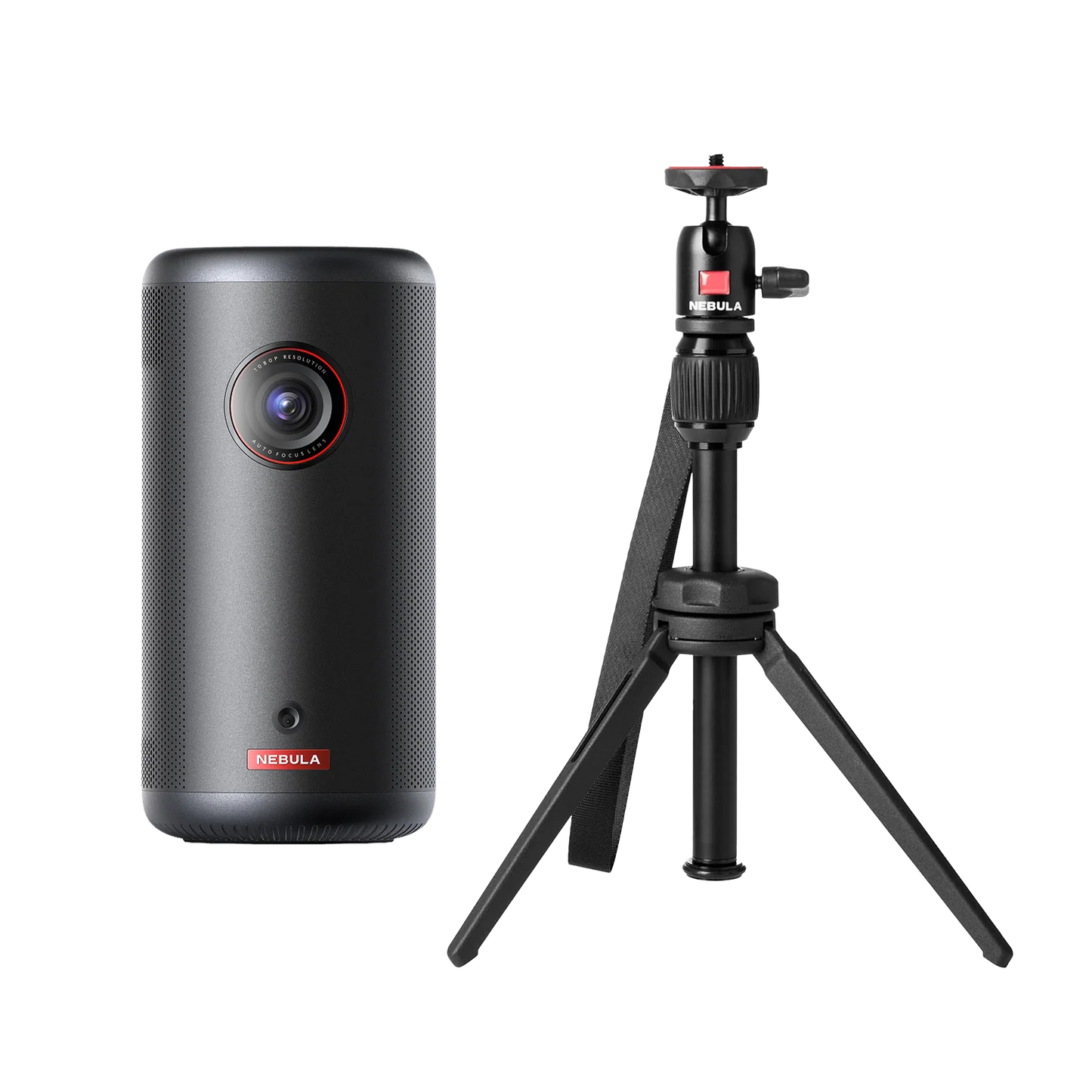 soundcore Nebula Capsule 3 | 1080p Google TV Mini Projector, Built-In Battery