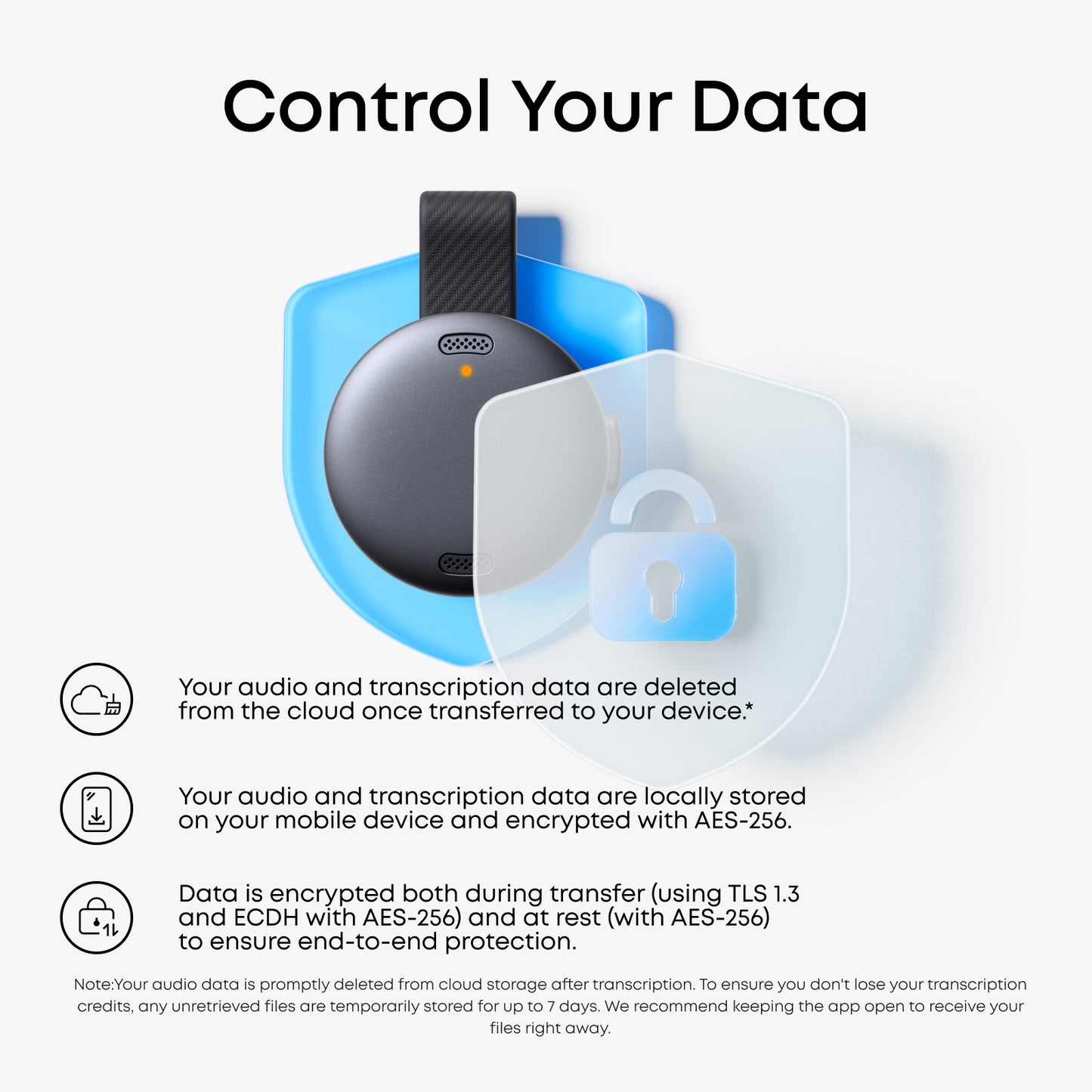 soundcore Work | The World's First Coin-Sized AI Voice Recorder