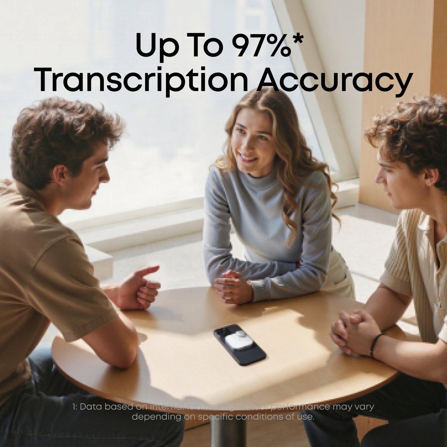 soundcore Work | The World's First Coin-Sized AI Voice Recorder