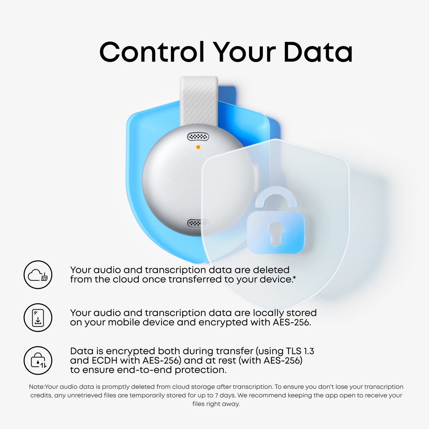 soundcore Work | The World's First Coin-Sized AI Voice Recorder