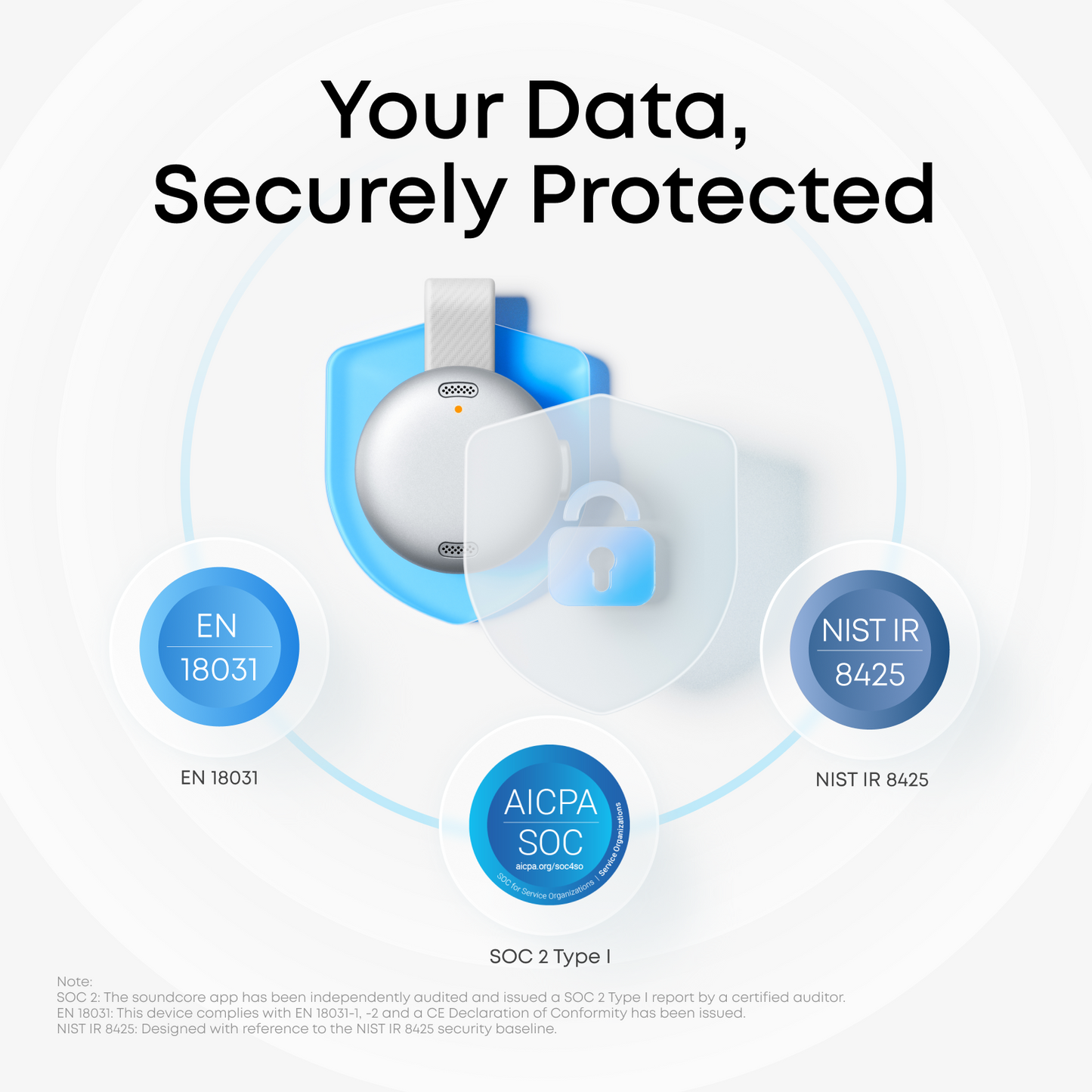 soundcore Work | The World's First Coin-Sized AI Voice Recorder