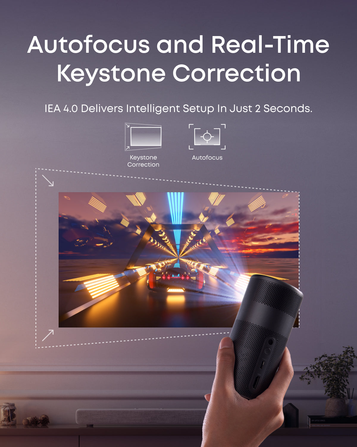 soundcore Nebula Capsule Air | The World's Smallest Google TV Projector