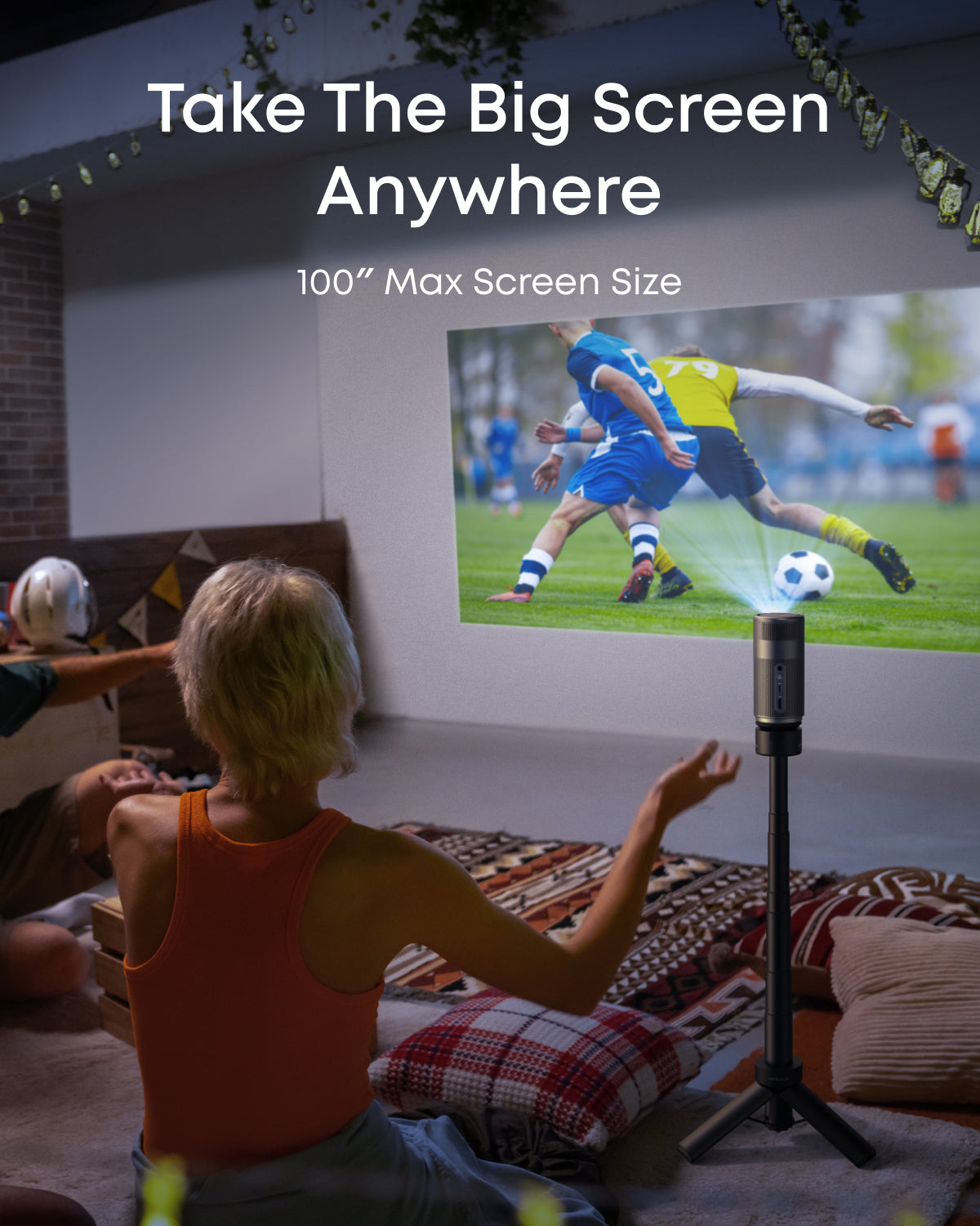 soundcore Nebula Capsule Air | The World's Smallest Google TV Projector