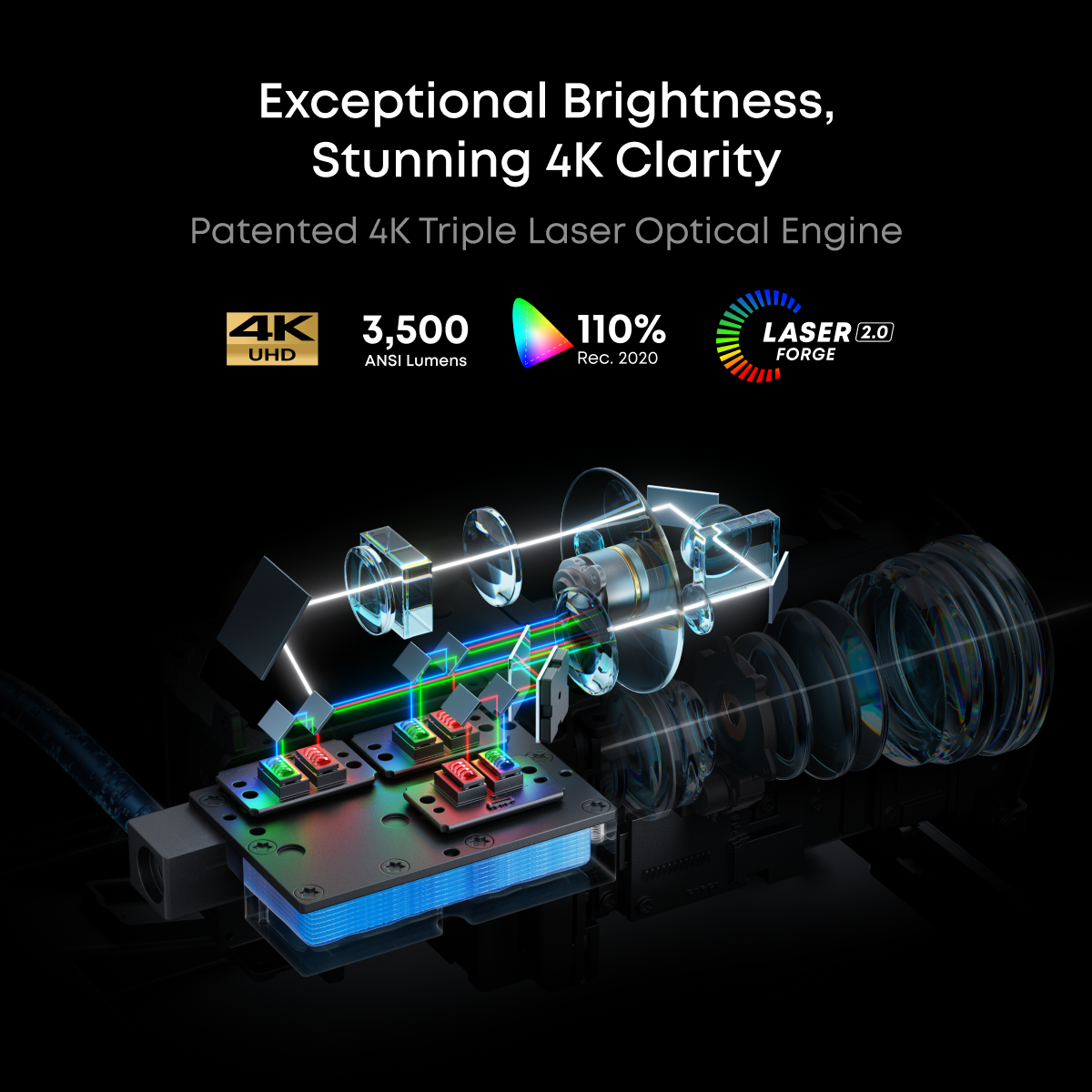 soundcore NEBULA X1 | The Ultimate 4K Triple Laser Projector