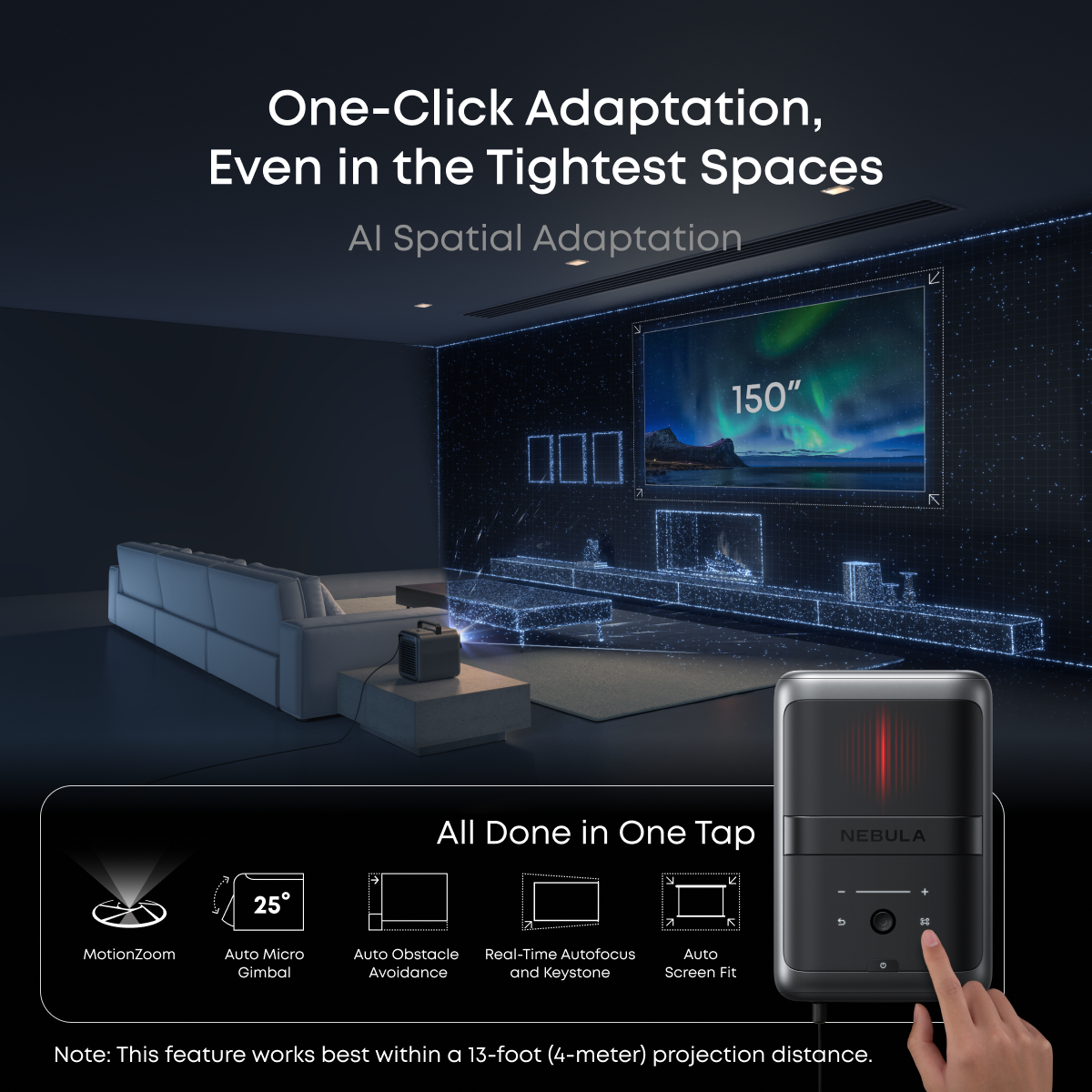 soundcore NEBULA X1 | The Ultimate 4K Triple Laser Projector
