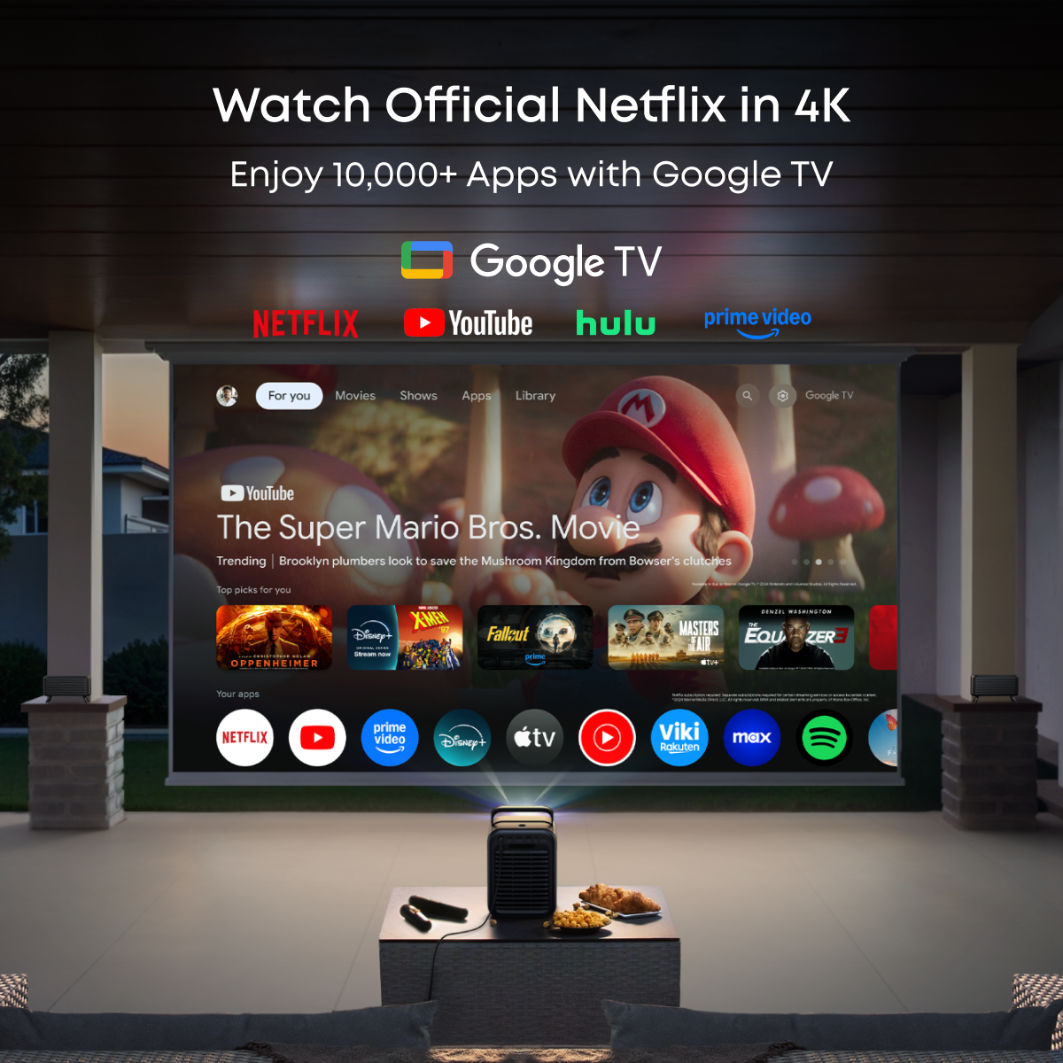 soundcore NEBULA X1 | The Ultimate 4K Triple Laser Projector