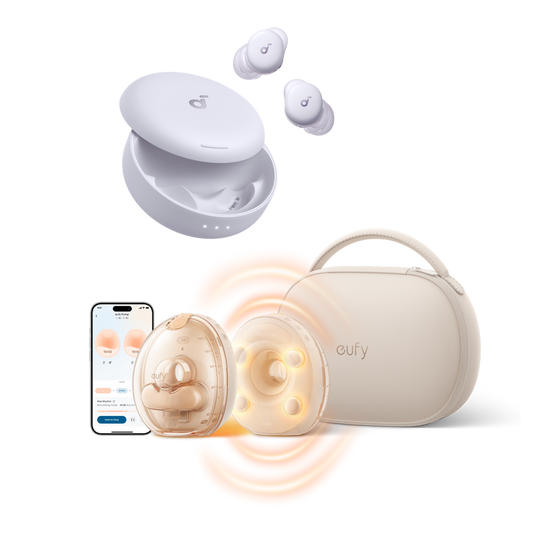 New Mom Comfort Kit | soundcore Sleep A30 + eufy S2 Pro Breast Pump