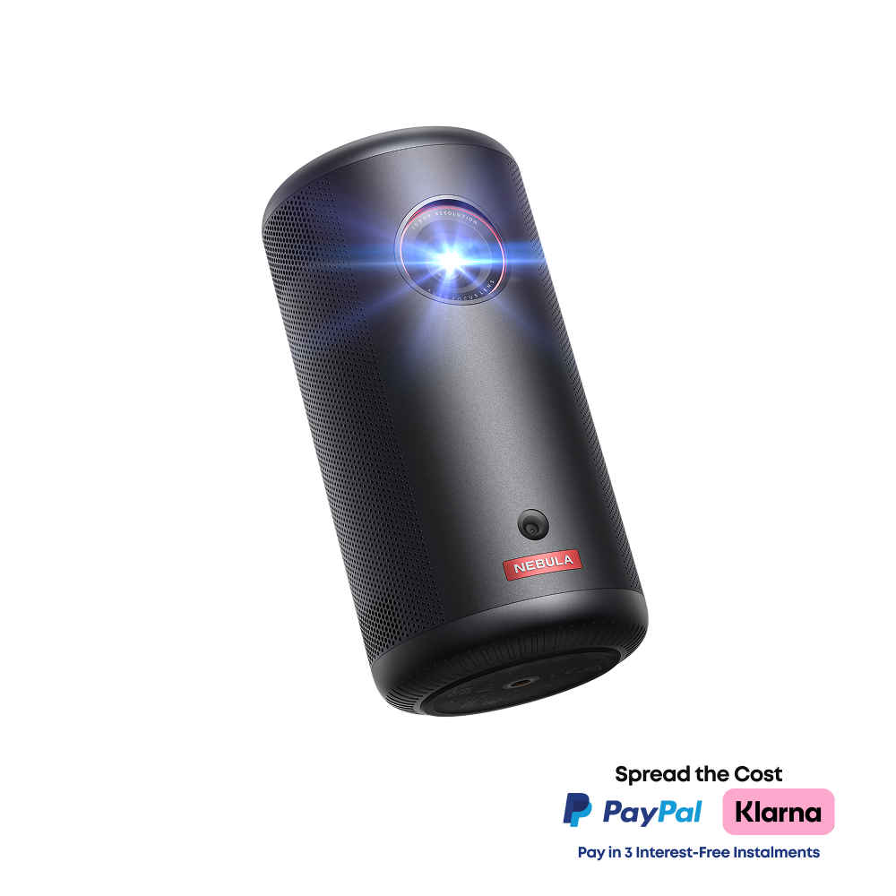 soundcore Nebula Capsule 3 (New) | 1080p Google TV Mini Projector, Built-In Battery