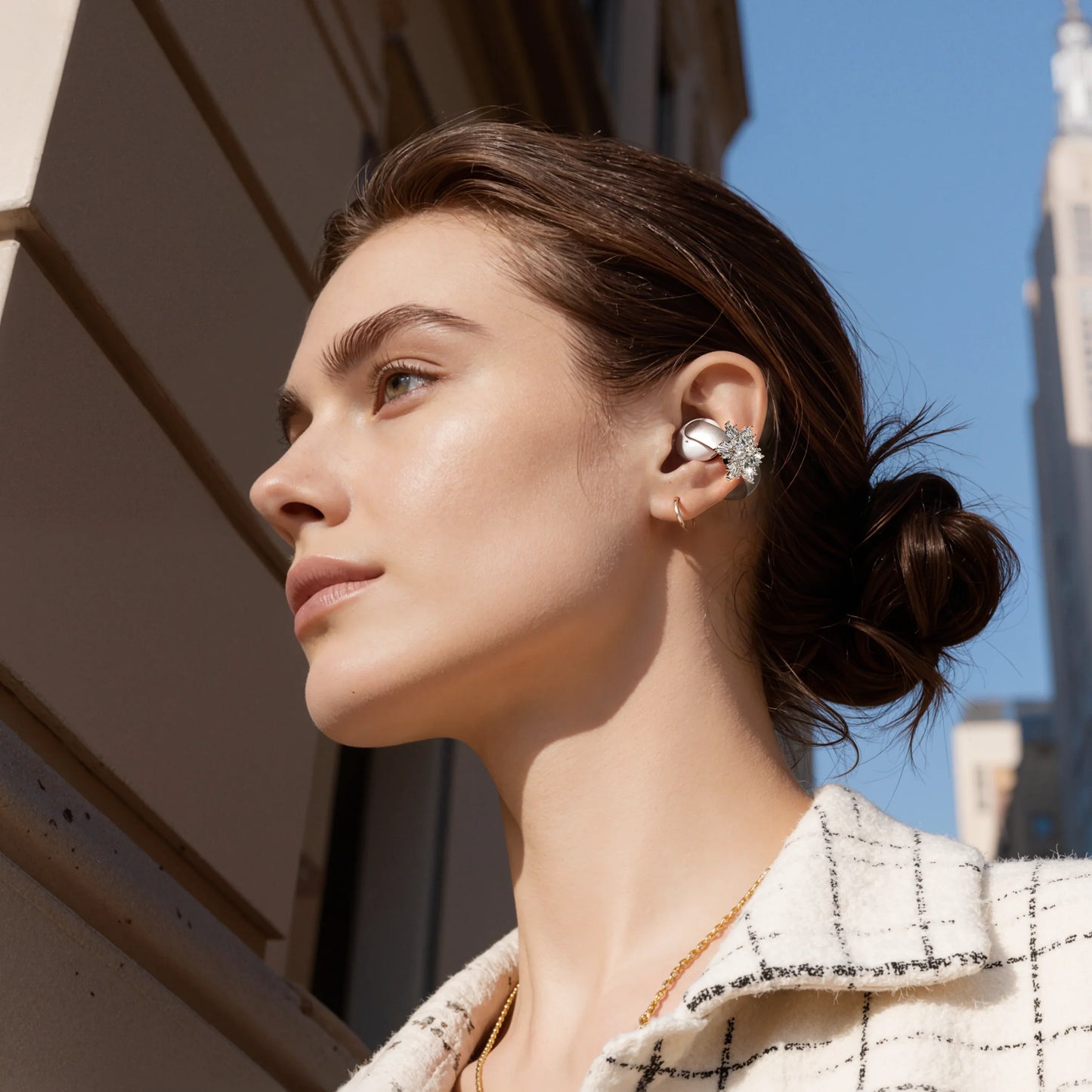 Stylish Snowflake Accessory | Exclusive Design for soundcore AeroClip