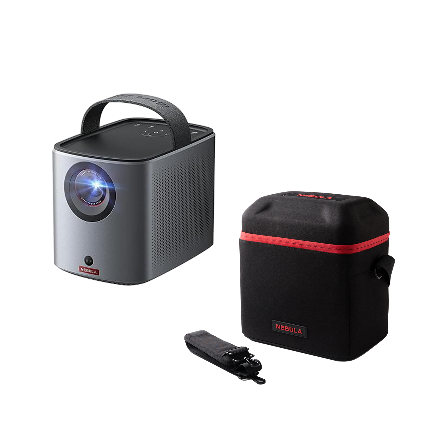 soundcore Nebula Mars 3 Air | 1080p Portable Projector with Google TV, Built-In Battery