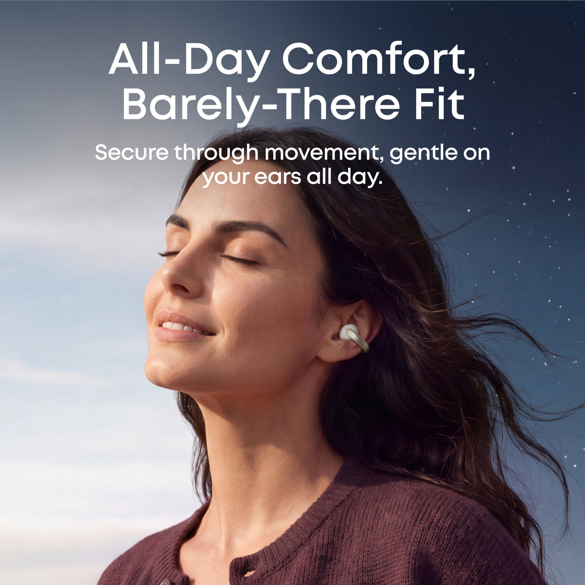 Anker soundcore AeroClip 2 |  Guinness-Certified Clip-On Earbuds for Clear Calls
