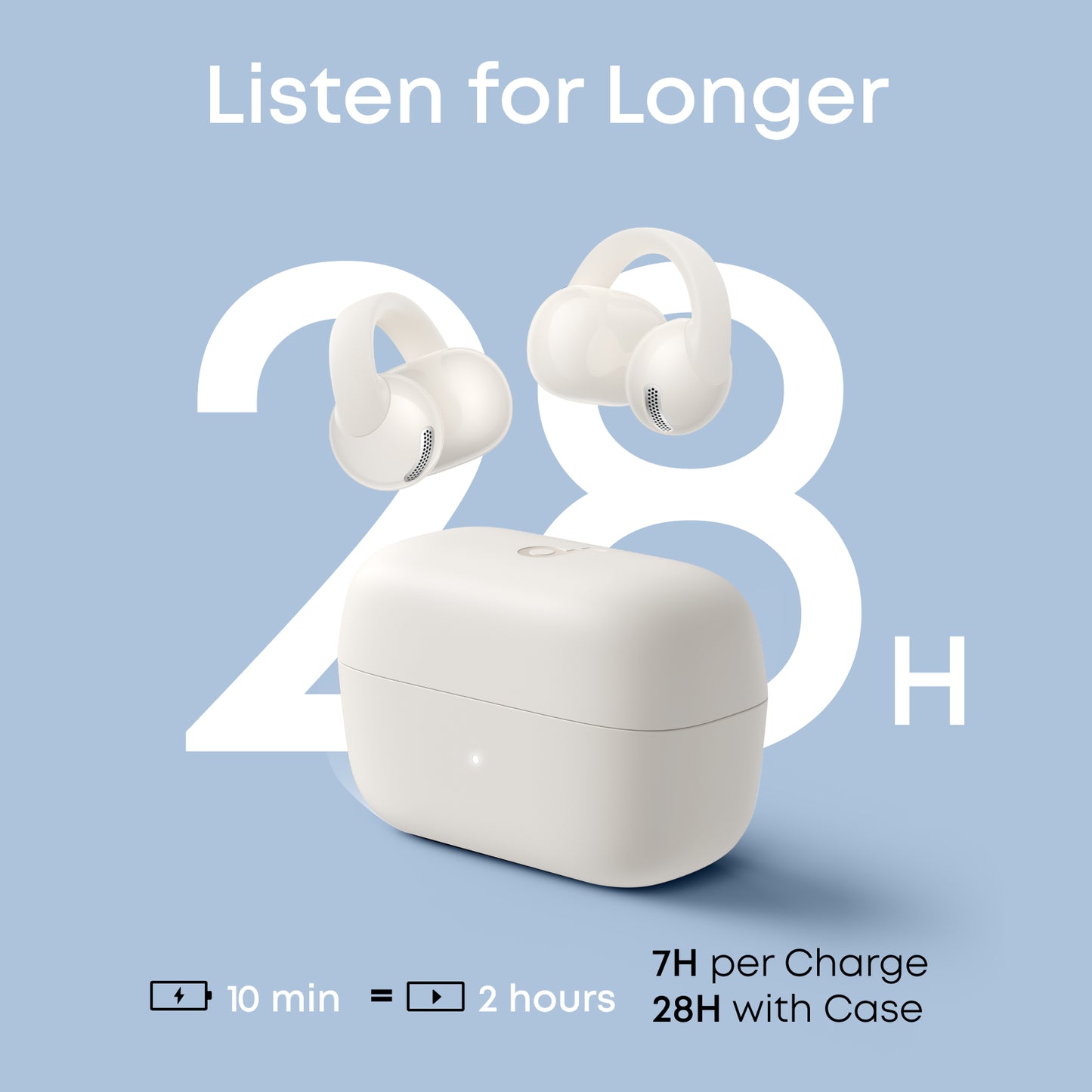 soundcore C50i | Open-Ear Clip-On Earbuds with Adaptive Comfort