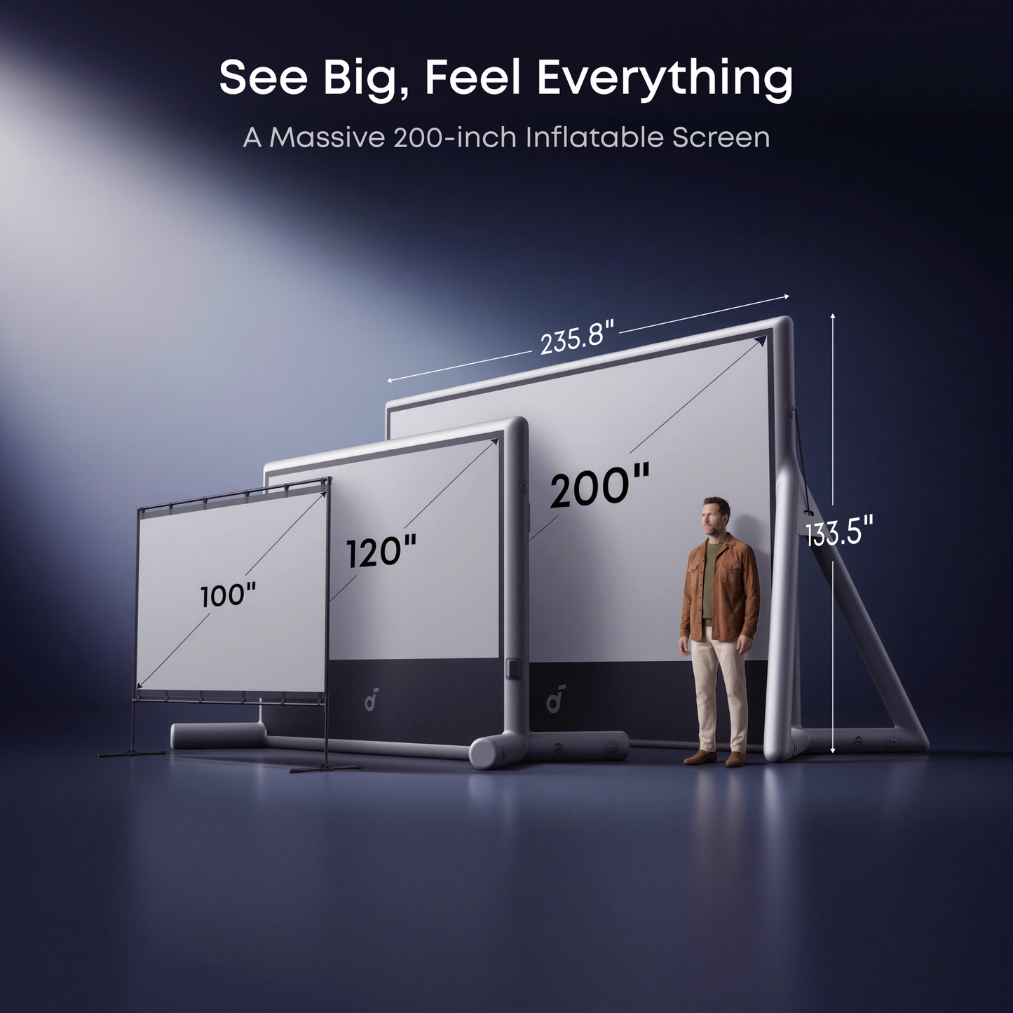 soundcore Nebula X1 Pro | Triple Laser 4K Projector, Portable Home Cinema with Dolby Atmos