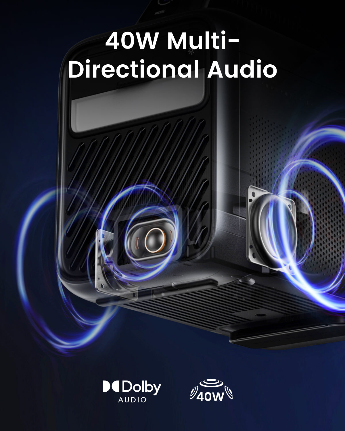 soundcore Nebula Mars 3 | Outdoor Projector with Long Playtime