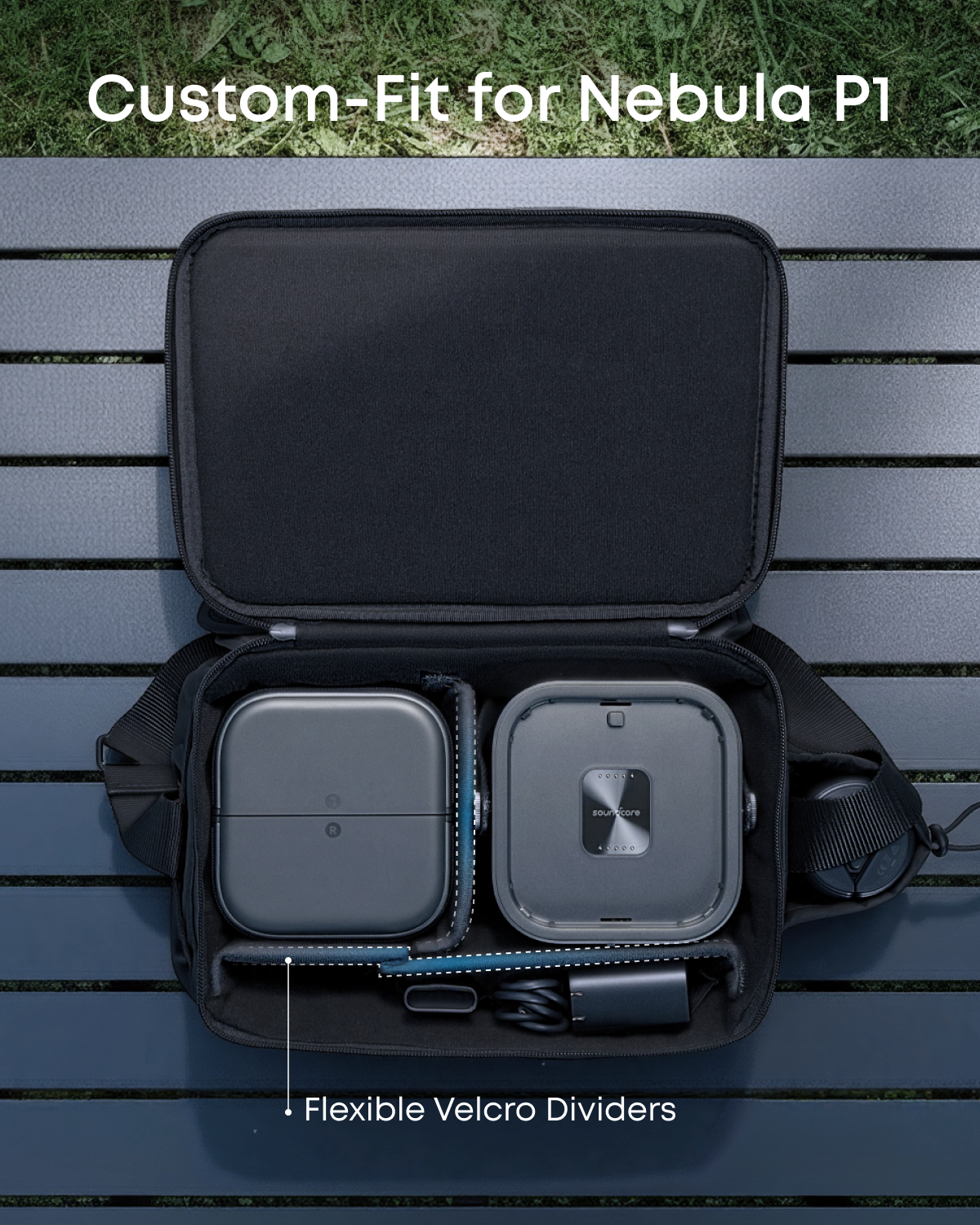 soundcore Nebula P1 Carry Case｜Splash-Proof & Durable