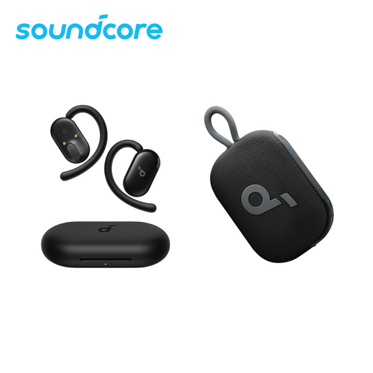 soundcore V20i ｜Adjustable Ear Hooks & Select 4 Go ｜Ultra Portable Bluetooth Speaker