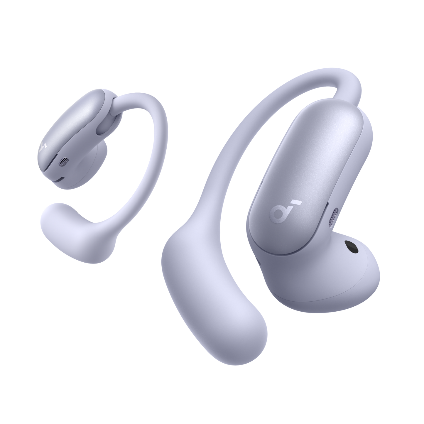 purple soundcore aerofit 2 pro anc open earbuds