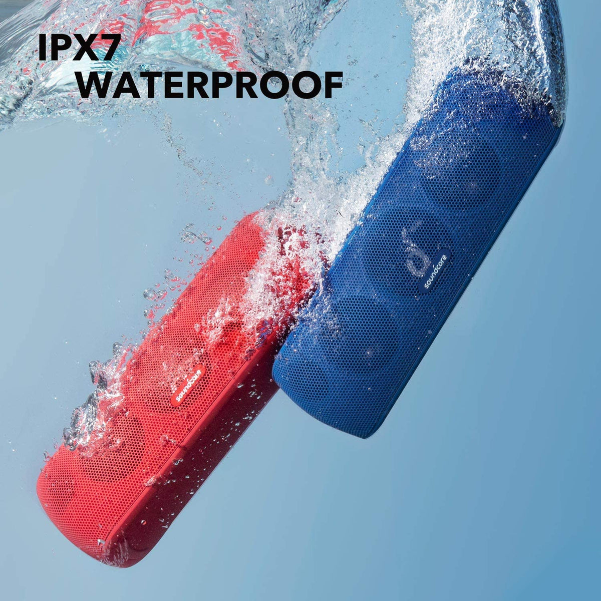 IPX7 waterproof soundcore bluetooth speaker