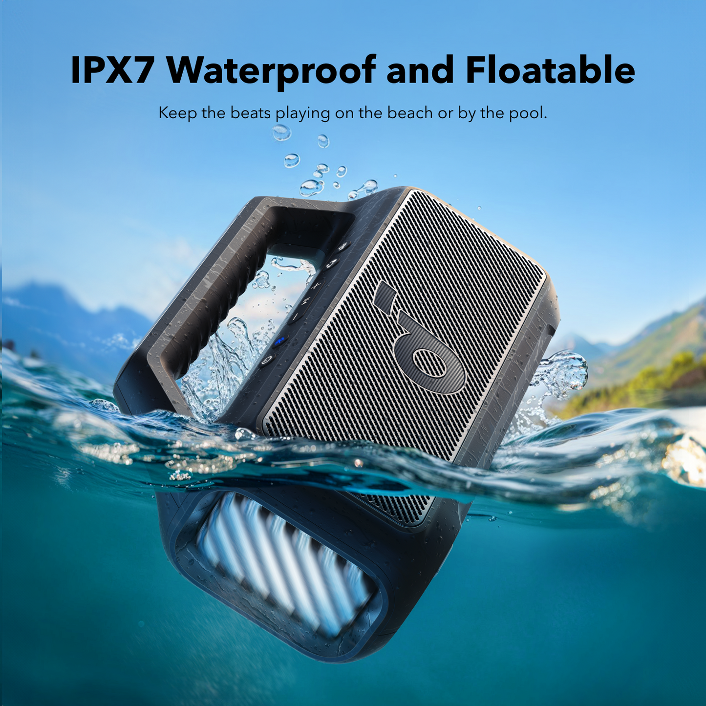 soundcore Boom 2 | Portable Bluetooth Outdoor Speaker, 80W Sound and RGB Lights